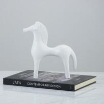 Modern Simple Resin Ornaments Pony Model Room Study Living Room Bedroom Milan Fashionable Light Decorations