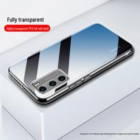 Skaidrus silikoninis dėklas Huawei P60Art, Pura70, P50E, P40Pro, P30, P20, P10P Huawei P30 gray
