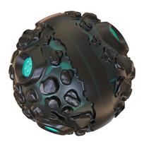 Naujas Meteorito Keistai Skambantis Kramtukas Šuns Žaislas Naminių Gyvūnų Reikmenys 11.7*11.6cm black