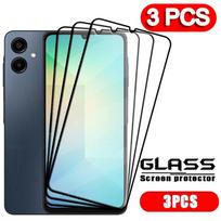 3Pcs for Samsung Galaxy A06 A16 Full Cover Screen Protector Tempered Glass Clear Protective Film Samsung Galaxy A16 juoda