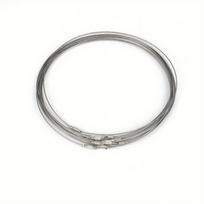 10pcs Steel Wire Bracelet Cords For Diy Jewelry Making Ideal For Bracelets Keychains Crafting Accessories Bracelet Making Kit Bracelet Making Supplies 10pcs sidabras
