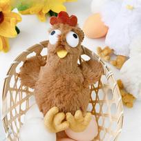 Creative   Chicken Plush Bag Doll Pentant Squawk Alcoholic Chicken Soft Stuffed Cotton Plush Tote for Birthday Gift To Friend see choose option