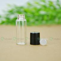 Transparent Ball Bottles for Perfume & Essential Oils - 1ml, 2ml, 3ml, 5ml glass beads + 1ml juoda