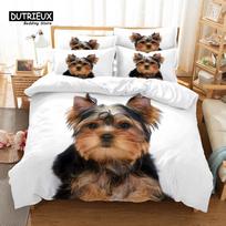 Siberian Husky Duvet Cover Set, Fashion Bedding Set, Soft Comfortable Breathable Duvet Cover, For Bedroom Guest Room Decor EU single(135x200cm) gray
