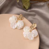 Bohemian Lady's Tide Flower Elegant Temperament Pendant Long Temperament Super Fairy Earrings ARI balta