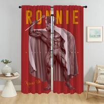Blackout Curtain for Room 2 Panel Gym Bodybuilder Home Interior Curtains Tulle for Bedroom Partition Shades Living Kitchen Child W50xH70cmx2pcs-CL
