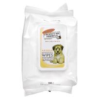 Palmer's gyvūnams, kokosų aliejaus formulė su vitaminu E, gaivinanti servetėlė šunims, švelni, 100 vnt. white