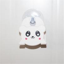 Cartoon Frog Kitchen Storage Rack Cute Bear Strong Suction Cup Sink Sponge Holders Kitchen Free Punch Dishcloth Scrubber Holder