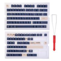 132Keys PBT DYE-Subbed Stargaze Keycaps for Mechanical Keyboards for Key   Profile For MX h GH60/64/68/84/ white