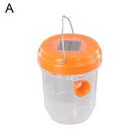 Solar Wasp Trap Outdoor Hanging Wasp Cather Hanging with Light for Yellow Jackets Hornets Bee Wasp Traps