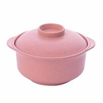 Greitai paruošiamų makaronų dubenėlis, Nordic Style, studentams, daugiafunkcis maisto indas su dangteliu, rožinis pink
