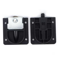 Mute Sliding Door Wheel Black Plastic Pulley with Bearing Furniture Hardware Accessory