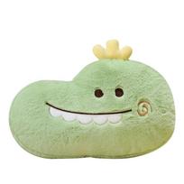 Minkšta miela dinozauro pliušinė pagalvė kimštas žaislas vaikams gyvūnas dinozauro kūdikio lėlė lovos sofos pagalvėlė gimtadienio Kalėdų dovana 48cm beige