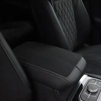 Suede Car Central Armrest Pad Anti Slip Auto Center Console Arm Rest Mat Seat Box Cover for Car Interior Accessories juoda