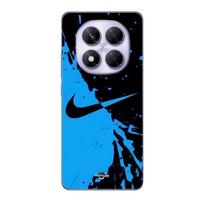 Case Xiaomi Redmi Note 14 Pro 5G nike logo Color black and blue Maniacase