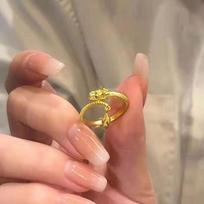 The Dragon's Tail Wags: Unique Birth Year Dragon Ring with Charming Design. Little Dragon sidabras