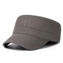 Four Seasons Flat Cap Men's Outdoor Embroidered Cap Stitching Baseball Cap pilka