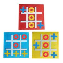 3/12/24Pcs Mini XO Felt Board Game Educational XO Puzzle Toy Toddler Boys Girls Portable Travel 2 Player Battle Strategic Board Game 3pcs