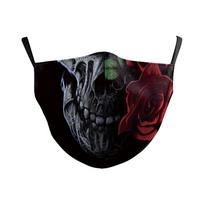Digital Print Adults Mask Dustproof Anti-haze Protective Mouth Mask Unisex Face Cover B178-089