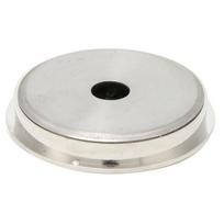 Round Thermometer Hygrometer Humidity Temperature Meter for Violin Guitar Case (Silver)