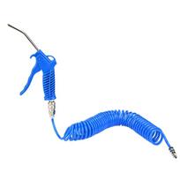Blue Air Duster Gun Pneumatic Wind Blowing Kit Set with EU Connector   PU Hose