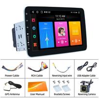 REAKOSOUND 10.1 Inch Carplay Car Stereo Universal 2Din Android Radio 360 Rotatable Screen Multimedia Player Autoradio Audio RDS DSP 4 core 2GB+32GB carplay blue