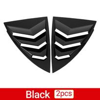 For Tesla Model Y ModelY 2021 2022 2023 2024 2025 ABS Carbon Car Rear Window Blinds Side Tuyere Louvers Vent Cover Trim Sticker juoda