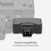 D Tap to 5V USB Adapter Connector for V Mount Camcorder Camera Battery for BMCC