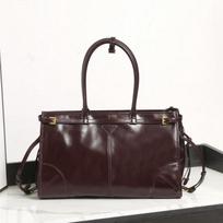 Hand-held Crossbody Bag Oiled Wax Armpit Vintage One-shoulder Slant Straddle Commuter Bike Bag bordinė