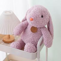 35/50cm  Simulation Pink Tulip Net Red Long Ear Rabbit Plush Comfort Animal Toys Soft Lovely Rabbit Doll Gifts for Kids 35cm rožinė