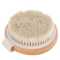 Bath Brush Soft Brush Hair Body Skin Cleansing Shower Massage Brush beige