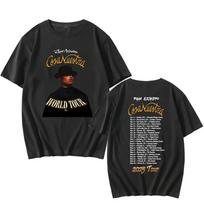 Unisex Streetwear Rauw Alejandro Coca Nuestra World Tour Tshirts Cotton Short Sleeve O-neck T-shirt Casual Mens Tees XS