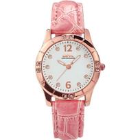 OPK Women's Quartz Simple Watch, Stylish, Gorgeous, Light Clock, Easy to Read, Waterproof, Luminous, Comfortable, Pink…