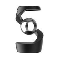 Stalo žaislas Pakabinamas giroskopas Naujas metalinis stalo plūduriuojantis darbalaukio besisukantis giroskopas Fidget žaislai Streso malšintuvas EDC suaugusiems Vaikams juoda