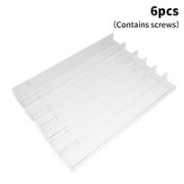 Sieninis pakabukas Akriliniai nagų lako stovai Skaidrus organizatoriaus stovas Sieniniai laikikliai Nagų lako parduotuvių dekoravimas 2PCS white
