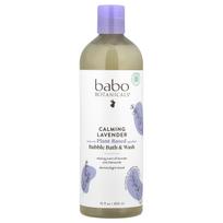 Babo Botanicals, 3-in-1 Calming Shampoo, Bubble Bath & Wash, Lavender Meadowsweet, 15 fl oz (450 ml)