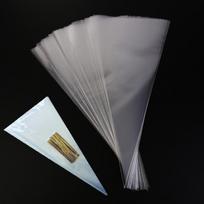 Christmas Gifts Flower Wedding Party Popcorn Halloween Candy Clear Cellophane Packing Bag Twist Ties AVE 13*25cm gray