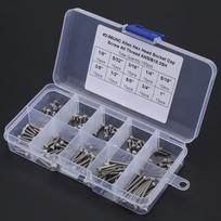 150PCS 9 Sizes Hex Socket Cap Head Screws Assortment Set with Plastic Box #2?56 UNC