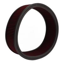 Oro filtro elementas Didelio srauto Plaunamas Daugkartinio naudojimo Apvalus Oro filtro Valiklio Elementas Pakeitimas skirtas raudona