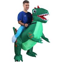Žalias Dorsalceratops pripučiamas kostiumas, suaugusiems One size (150-190cm) žalia