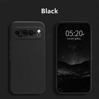 Google Pixel 9 Pro dėklas Google Pixel 9 8 7 Pro 8A 7A 6A dangtelis Fundas Coque Minkštas skysto silikono dėklas Pixel 9 Pro XL For Pixel 9 juoda