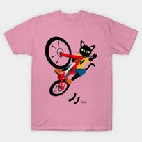 T Shirt Women Bike Action Harajuku Print Kawaii Tshirt Summer Short Sleeve Female T-Shirt Top Tee S