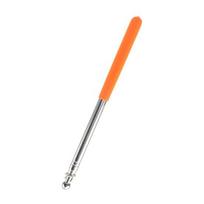 1.2/1.6M Teleskopinis gido vėliavos kotas su neslystančia rankena, itin tvirtas nerūdijančio plieno 120 cm oranžinė
