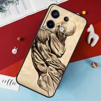 Human Anatomy Case For Xiaomi Redmi Note 12 11 10 9 8 13 Pro Plus 12S 11S 10S 9S 10A 9C 10C 12C 13C Cover Redmi Note 12ProPlus black