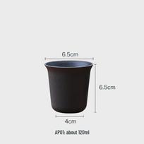 White and Black Succulent Pots – Round, Short & Sturdy Design – Frosted Plastic Planters for Gardening