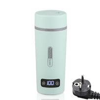 Portable Electric Kettle for Boiling Water 300W 350ml Stainless Steel Anti-Spill Leak Proof EU Plug