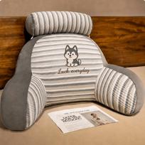 Didelė minkšta pagalvė prie lovos - jauki atlošo pagalvė mergaitėms Large Back Cushion 70x50cm