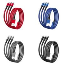 Essential 66W Braided 3-in-1 Fast Charging Data Cable with Custom Printing