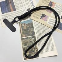Apsaugos nuo pametimo pakabinamas laidas Telefonui Kuprinei Raktų pakabukas Žibintuvėliui Kamerai Dirželis Didelio stiprumo parašiutinis laidas Paracord 40cm juoda