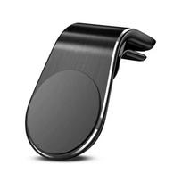 Metalinis magnetinis automobilinis mobiliojo telefono laikiklis, sulankstomas magnetinis mobiliojo telefono stovas automobiliui, GPS palaikymas iPhone/Xiaomi, 360° pasukamas laikiklis juoda